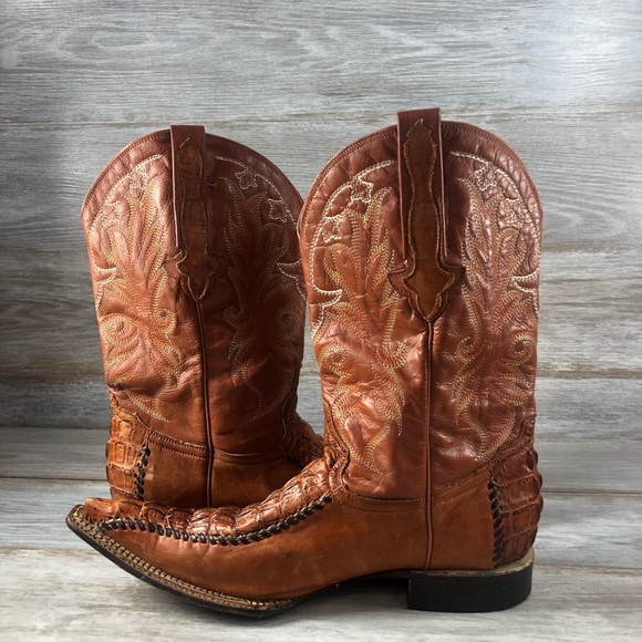BOTAS AGUILA REAL Exotic Alligators Cowboy Boots - Picture 6 of 14